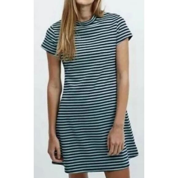 Free People Beach On the Line Striped Dress Size M - Picture 1 of 4